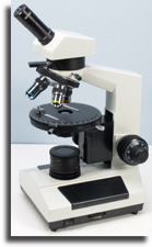 Budget polarising microscope