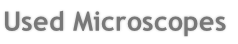 Used Microscopes