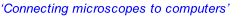 ‘Connecting microscopes to computers’